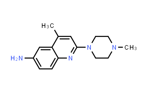 CAS No. 710328-09-9, 4-Methyl-2-(4-methylpiperazin-1-yl)quinolin-6-amine