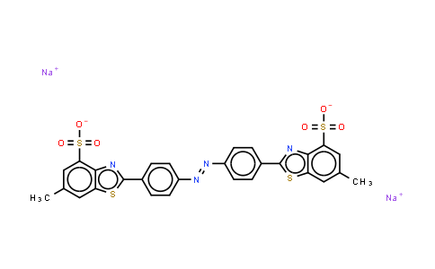 CAS No. 71033-21-1, 2,2'-(azodi-p-phenylene)bis6-methylbenzothiazolesulphonate (sodium salt)