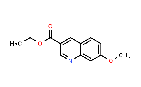 CAS No. 71082-46-7, 3-Ethoxycarbonyl-7-methoxyquinoline