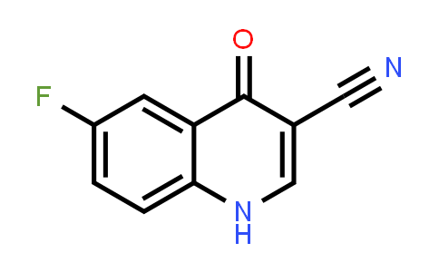 CAS No. 71083-60-8, 3-Quinolinecarbonitrile, 6-fluoro-1,4-dihydro-4-oxo-