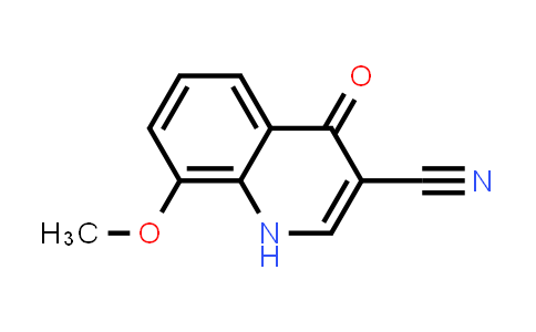CAS No. 71083-71-1, 3-Quinolinecarbonitrile, 1,4-dihydro-8-methoxy-4-oxo-