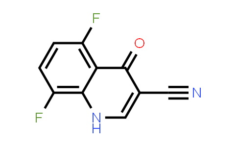 CAS No. 71083-74-4, 3-Quinolinecarbonitrile, 5,8-difluoro-1,4-dihydro-4-oxo-