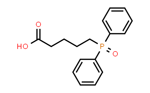 CAS No. 71140-70-0, 5-(Diphenylphosphinyl)pentanoic acid