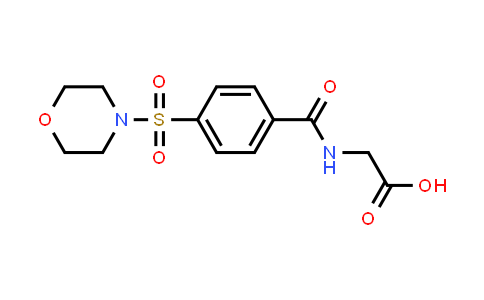 CAS No. 712344-24-6, N-[4-(Morpholin-4-ylsulfonyl)benzoyl]glycine