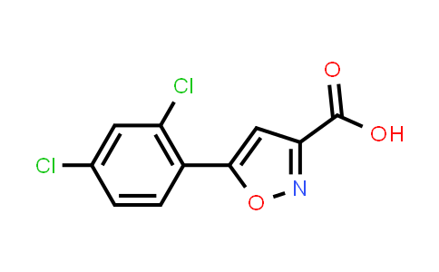 CAS No. 712348-40-8, 5-(2,4-Dichlorophenyl)isoxazole-3-carboxylic acid