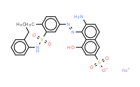 CAS No. 71278-42-7, 6-amino-5-3-(ethylphenylamino)sulphonyl-4-methylphenylazo-4-hydroxynaphthalene-2-sulphonate (sodium salt)