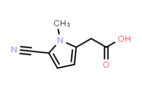 CAS No. 71290-65-8, 2-(5-Cyano-1-methyl-1H-pyrrol-2-yl)acetic acid