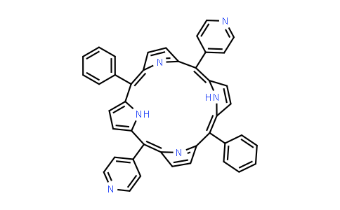 CAS No. 71410-72-5, 5,15-Diphenyl-10,20-di(pyridin-4-yl)porphyrin