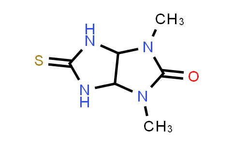 CAS No. 71541-02-1, 1,3-Dimethyl-5-thioxohexahydroimidazo[4,5-d]imidazol-2(1H)-one