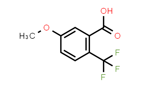 CAS No. 716-31-4, 5-Methoxy-2-(trifluoromethyl)benzoic acid