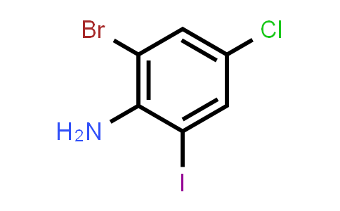 CAS No. 71757-16-9, 2-Bromo-4-chloro-6-iodoaniline