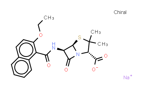 CAS No. 7177-50-6, Nafcillin (sodium monohydrate)