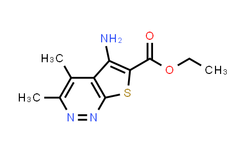 CAS No. 717840-40-9, Ethyl 5-amino-3,4-dimethylthieno[2,3-c]pyridazine-6-carboxylate