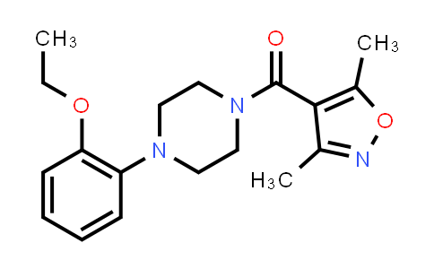 CAS No. 717872-74-7, Methanone, (3,5-dimethyl-4-isoxazolyl)[4-(2-ethoxyphenyl)-1-piperazinyl]-