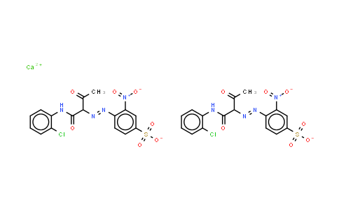 MC568754 | 71832-85-4 | Bis4-1-(2-chlorophenyl)aminocarbonyl-2-oxopropylazo-3-nitrobenzenesulphonate (calcium salt)(2:1)