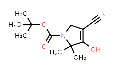 CAS No. 718632-42-9, tert-Butyl 4-cyano-3-hydroxy-2,2-dimethyl-2,5-dihydro-1H-pyrrole-1-carboxylate