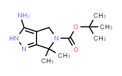 CAS No. 718632-44-1, tert-Butyl 3-amino-6,6-dimethyl-4,6-dihydropyrrolo[3,4-c]pyrazole-5(2H)-carboxylate