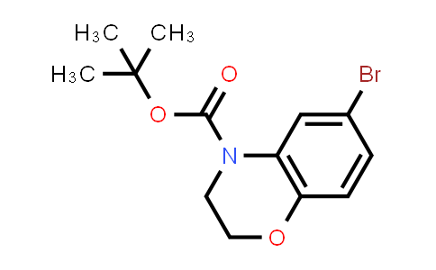 CAS No. 719310-31-3, tert-Butyl 6-bromo-2,3-dihydrobenzo[b][1,4]oxazine-4-carboxylate