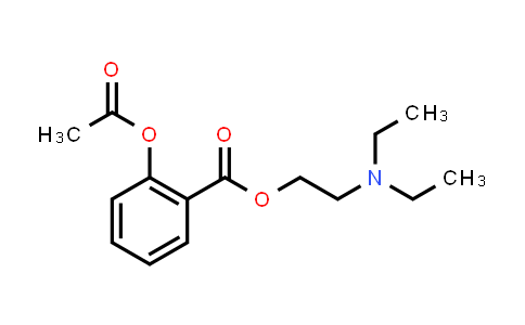 CAS No. 7194-12-9, 2-(Diethylamino)ethyl 2-acetoxybenzoate