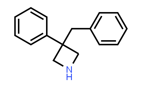 CAS No. 7215-25-0, Azetidine, 3-phenyl-3-(phenylmethyl)-