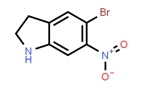 CAS No. 72159-65-0, 5-Bromo-6-nitroindoline
