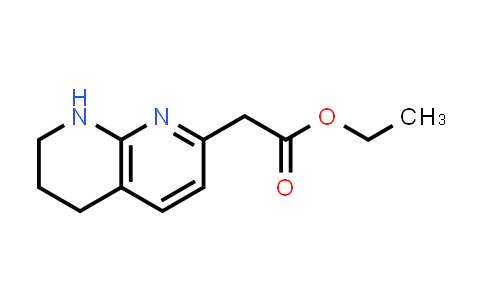 CAS No. 721920-80-5, Ethyl 2-(5,6,7,8-tetrahydro-1,8-naphthyridin-2-yl)acetate