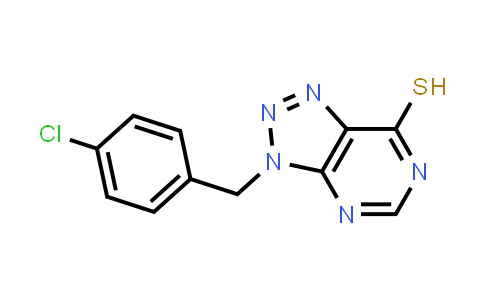 CAS No. 722456-34-0, 3-(4-Chlorobenzyl)-3H-[1,2,3]triazolo[4,5-d]pyrimidine-7-thiol