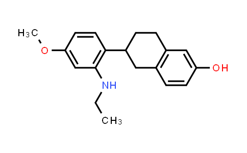CAS No. 722520-42-5, 2-Naphthalenol, 6-[2-(ethylamino)-4-methoxyphenyl]-5,6,7,8-tetrahydro-