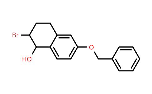 CAS No. 722536-74-5, 2-Bromo-1,2,3,4-tetrahydro-6-(phenylmethoxy)-1-naphthalenol