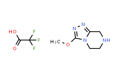 CAS No. 723286-83-7, 3-Methoxy-5H,6H,7H,8H-[1,2,4]triazolo[4,3-a]pyrazine; trifluoroacetic acid