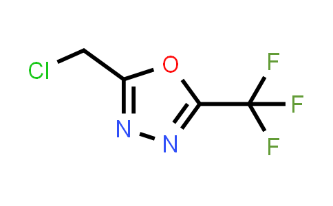 CAS No. 723286-98-4, 2-(Chloromethyl)-5-(trifluoromethyl)-1,3,4-oxadiazole
