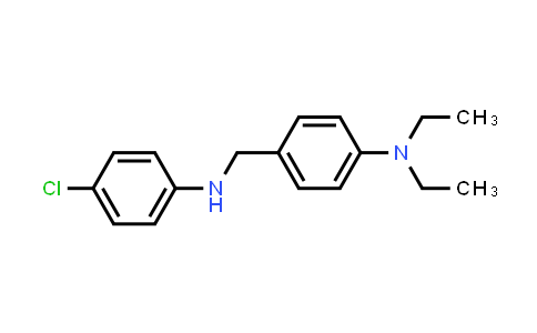 CAS No. 723754-14-1, 4-(((4-Chlorophenyl)amino)methyl)-N,N-diethylaniline