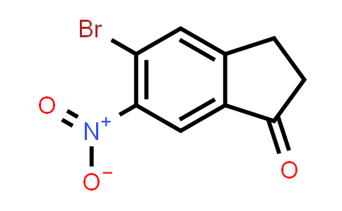 CAS No. 723760-74-5, 5-Bromo-6-nitro-2,3-dihydro-1H-inden-1-one
