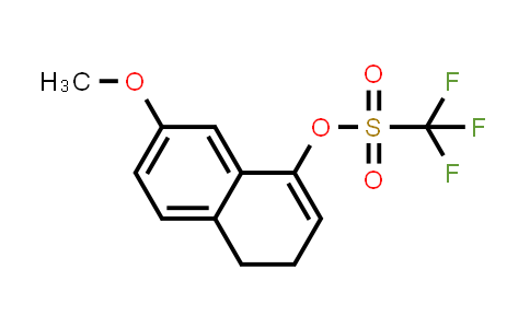 CAS No. 724707-85-1, 7-Methoxy-3,4-dihydronaphthalen-1-yl trifluoromethanesulfonate
