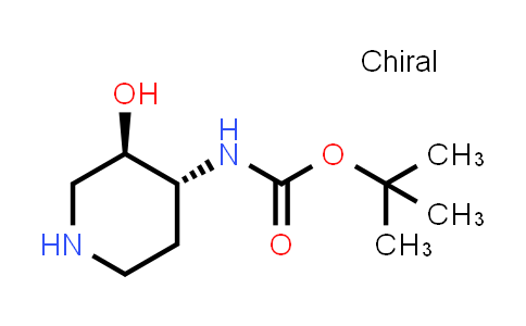 CAS No. 724788-29-8, tert-Butyl ((3R,4R)-3-hydroxypiperidin-4-yl)carbamate
