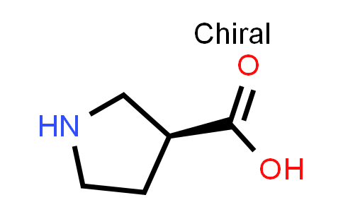 CAS No. 72580-53-1, (S)-Pyrrolidine-3-carboxylic acid