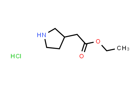 CAS No. 726139-60-2, Ethyl 2-(pyrrolidin-3-yl)acetate hydrochloride