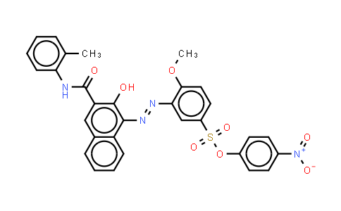 CAS No. 72639-39-5, Nitrophenyl 3-2-hydroxy-3-(2-methylphenyl)carbamoyl-1-naphthylazo-4-methoxybenzenesulphonate