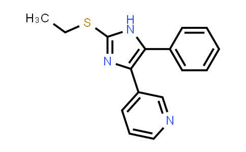 72647-45-1 | Pyridine, 3-[2-(ethylthio)-5-phenyl-1H-imidazol-4-yl]-