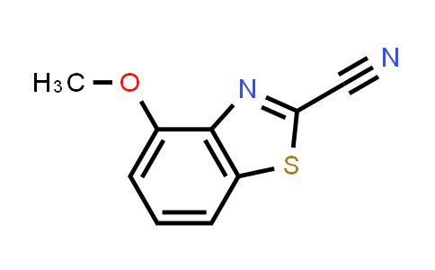 CAS No. 7267-30-3, 4-Methoxybenzo[d]thiazole-2-carbonitrile