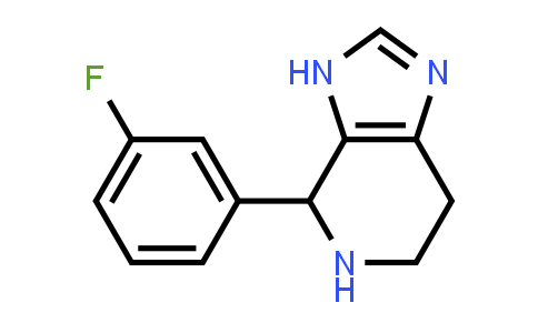 CAS No. 7271-07-0, 4-(3-Fluorophenyl)-4,5,6,7-tetrahydro-3H-imidazo[4,5-c]pyridine