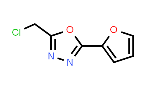 CAS No. 727374-86-9, 2-(Chloromethyl)-5-(2-furyl)-1,3,4-oxadiazole