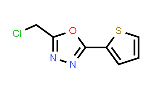 CAS No. 727374-87-0, 2-(Chloromethyl)-5-(thiophen-2-yl)-1,3,4-oxadiazole