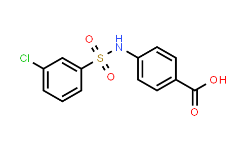 CAS No. 727689-55-6, 4-((3-Chlorophenyl)sulfonamido)benzoic acid