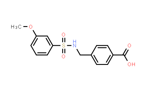 MC569159 | 727689-56-7 | 4-(((3-Methoxyphenyl)sulfonamido)methyl)benzoic acid