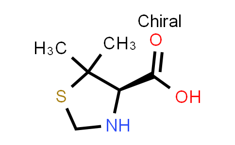 CAS No. 72778-00-8, (R)-5,5-Dimethylthiazolidine-4-carboxylic acid