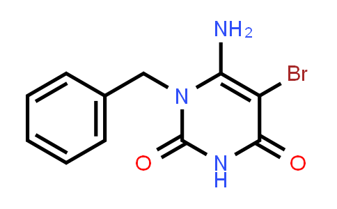CAS No. 72816-87-6, 6-Amino-1-benzyl-5-bromouracil
