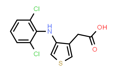 CAS No. 72895-88-6, 2-(4-((2,6-Dichlorophenyl)amino)thiophen-3-yl)acetic acid