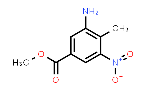 CAS No. 72922-60-2, Methyl 3-amino-4-methyl-5-nitrobenzoate
