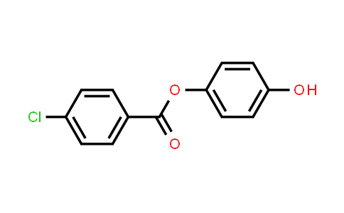 CAS No. 73092-79-2, Benzoic acid, 4-chloro-, 4-hydroxyphenyl ester